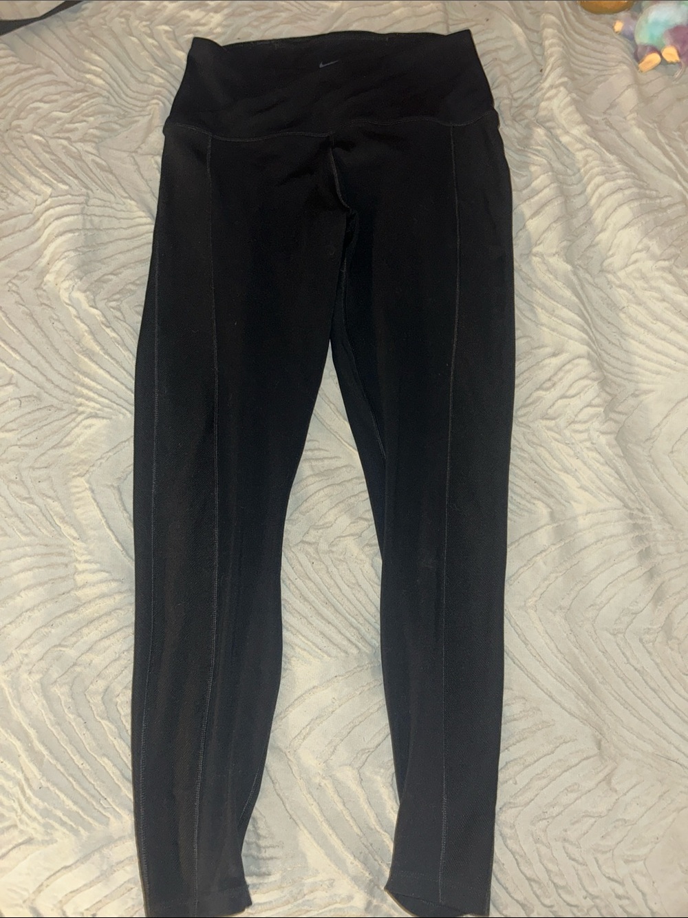 Nike Black Mid Rise High Performance Leggings